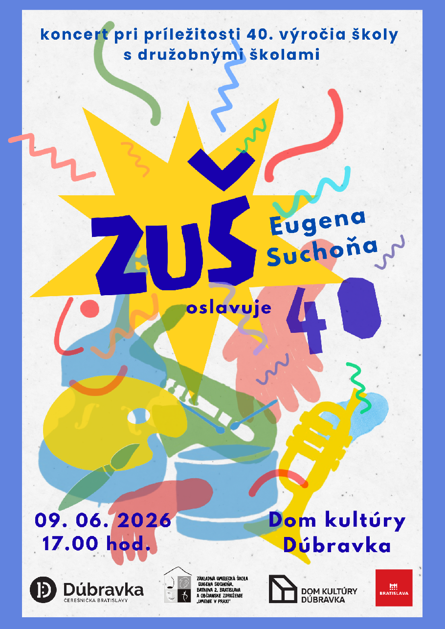 Koncert pri príležitosti 40. výročia školy s družobnými školami