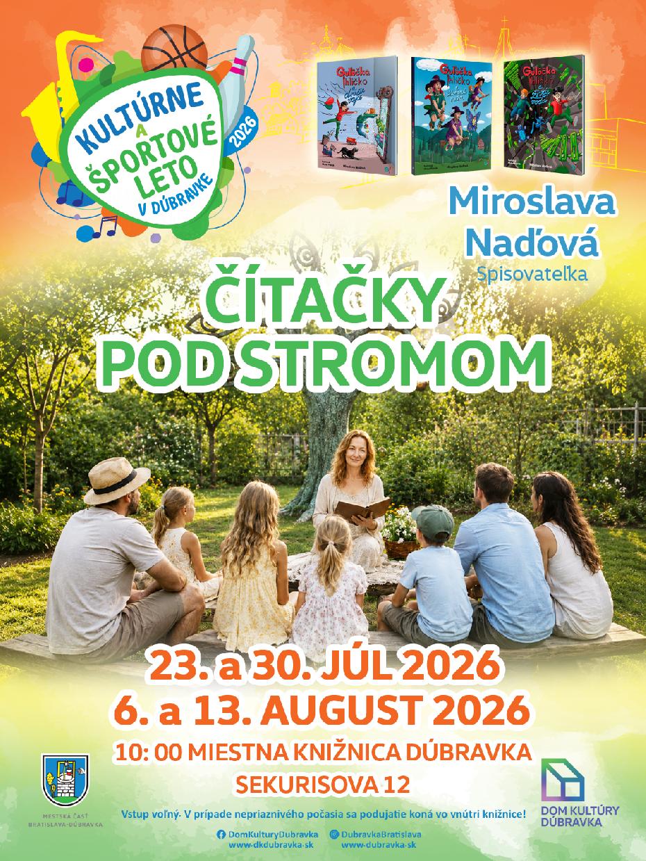 Čítačky pod stromom 2026