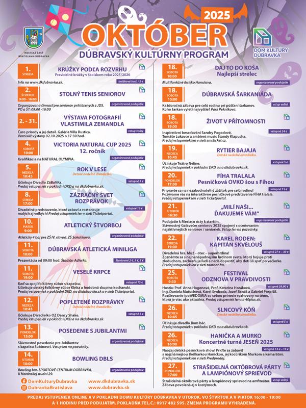 Program Október 2025