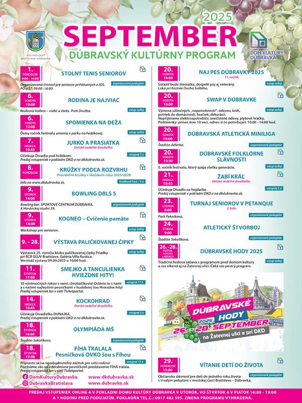 Program September 2025