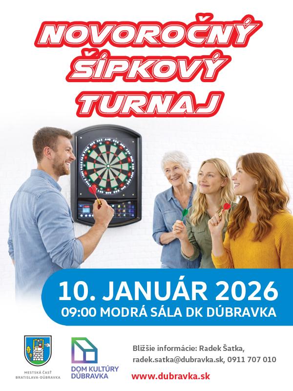 Novoročný šípkový turnaj 2026