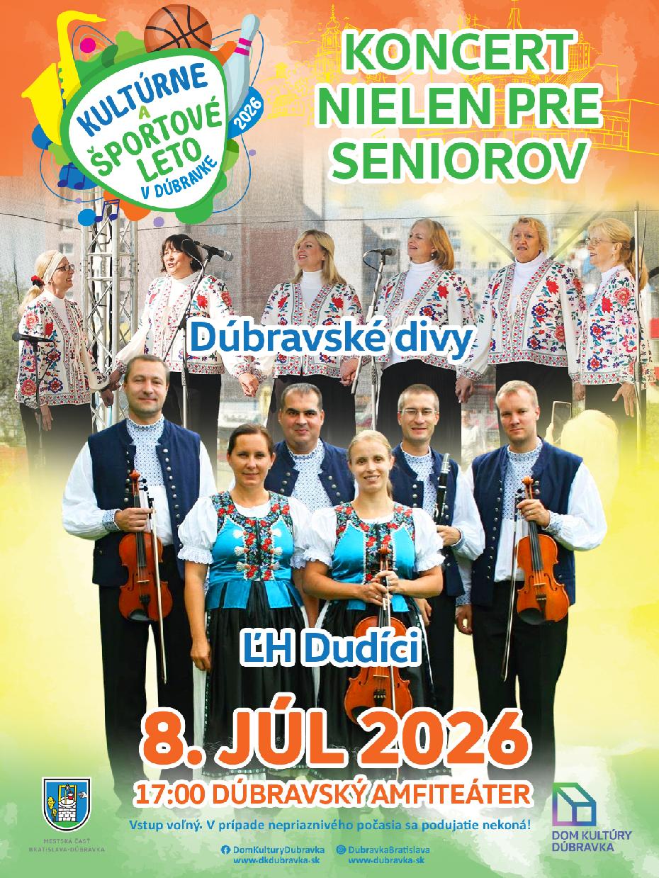 Koncert nielen pre seniorov 2026