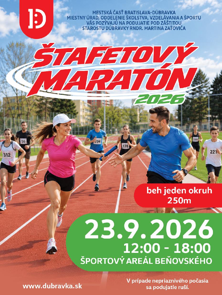 ŠTAFETOVÝ MARATÓN 2026