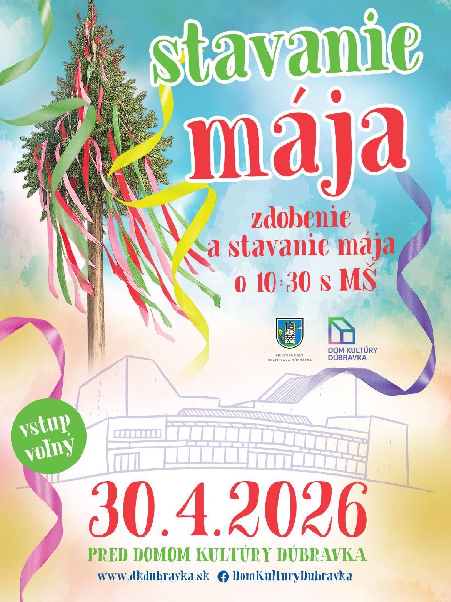 STAVANIE MÁJA 2026