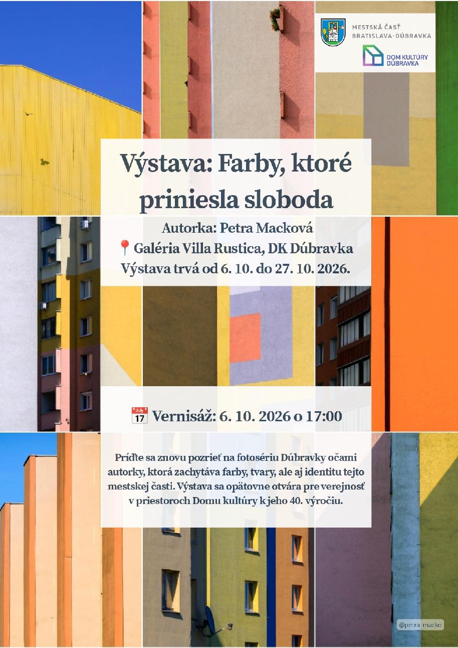 Farby, ktoré priniesla sloboda
